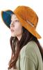 Water Safari Adventure Size Adjustment Chin Strap UV Camel [valeria] Women's Hat, Outdoor, Repellent, Hat, Sunshade, Foldable, Hat, Strap, Included,