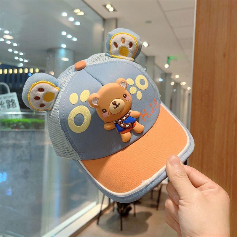 Summer Kids Breathable Mesh Sun Protection Baseball Cap Unisex Toddler UV Shield Visor Hat For Boys And Girls