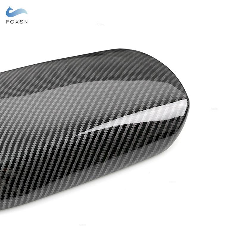 For BMW X1 E84 2009 2010 2011 2012 2013 2014 2015 Car Center Console Armrest Box Cover Carbon Texture Inner Accessories Trim