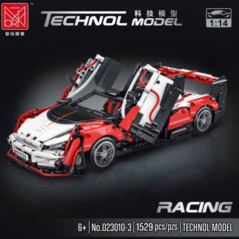 1529Pcs 1:14 Science Technical Machinery Supercar Racing Model Assembling Building Blocks Children'S Puzzle Toys Gift Decoration