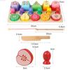 Wooden Children'S Educational Multi-Functional Three-In-One Set Of Column Cutting Music Bee Color Cognitive Toys