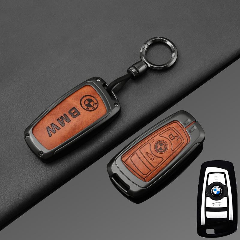 BRHE9 Fashion Zinc Alloy Car Key Case Cover Holder For BMW F30 F20 F10 F18 F22 F01 X3 X4 F06 F02 M3 M5 Protection Keychain Accessories