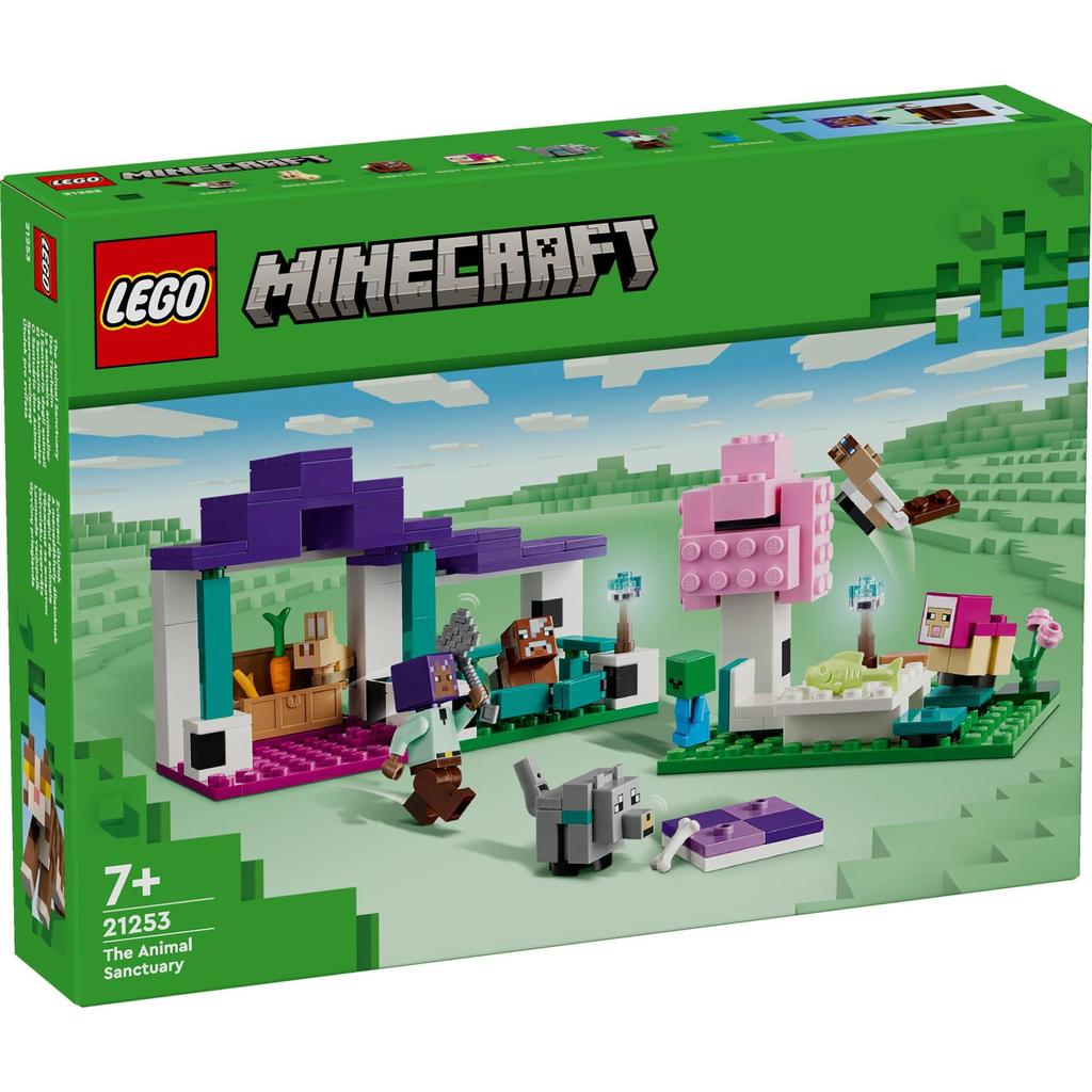 LEGO Minecraft Animal Hideout Toys Подарок на день рождения Блок Рождество Девочки Мальчики Дети 7 лет 8 лет 9 лет Начальная школа