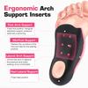 Unisex Arch Support Height Increasing Half Shoe Insoles Heel Insert Sports Shoe Pad Cushion 1.5-2cm Invisible Heighten Insole
