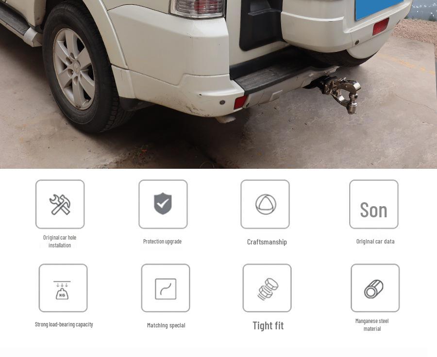 Фаркоп Mitsubishi Pajero V73/V97/V93: Усиленный фаркоп (обновление)