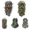 Camouflage Mask Outdoor Camping Hunting Training 3D Leaf Scarf Mask Windproof Hiking Scarves Face Masks