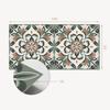 Self-adhesive Vinyl Panel with Print for Bathroom 100x50 cm Floral Pattern with Leaves