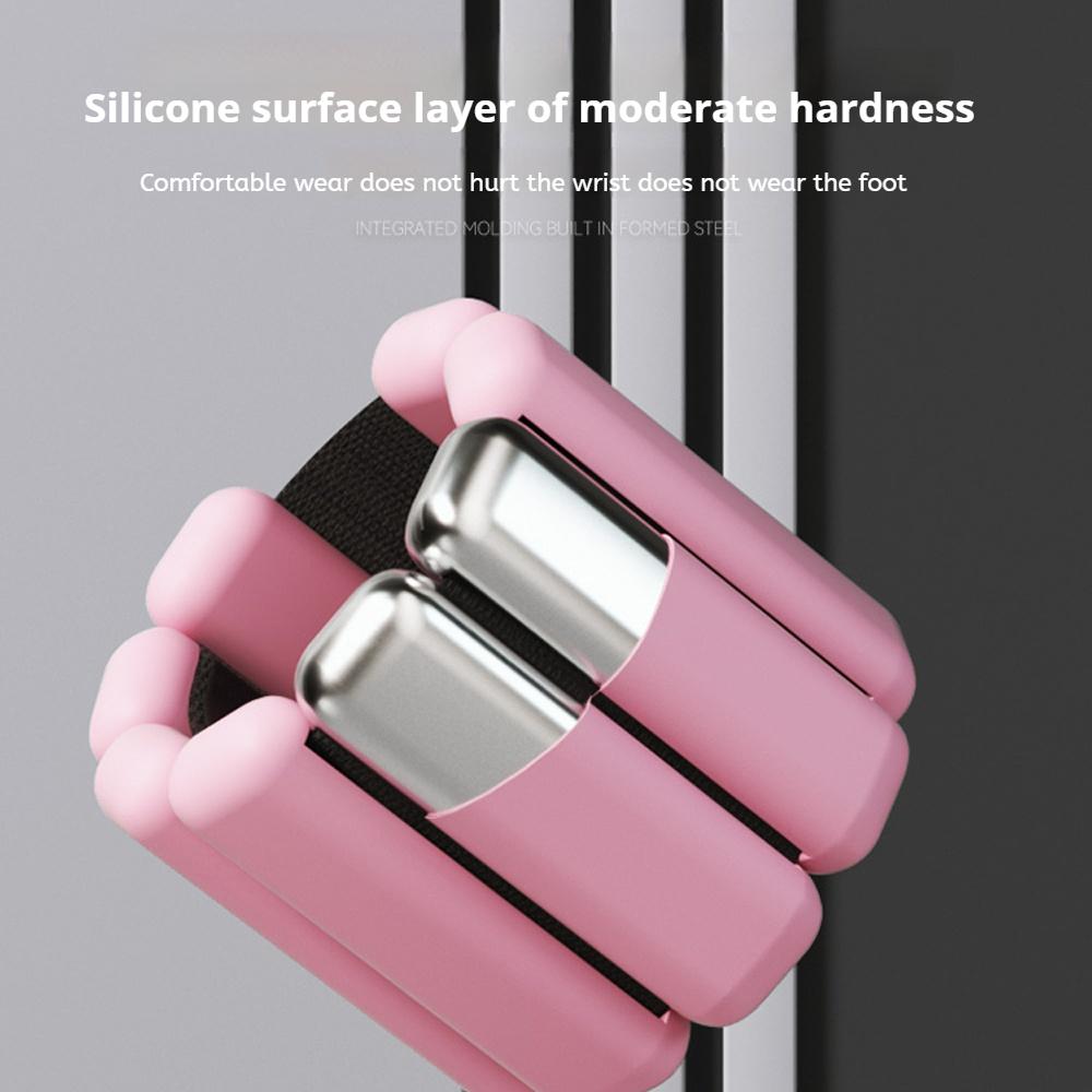 2шт. Браслет для переноски груза, мешок с песком, упражнения для фитнеса, грузоподъемность, бег, запястье, противовес, йога, защита от пота