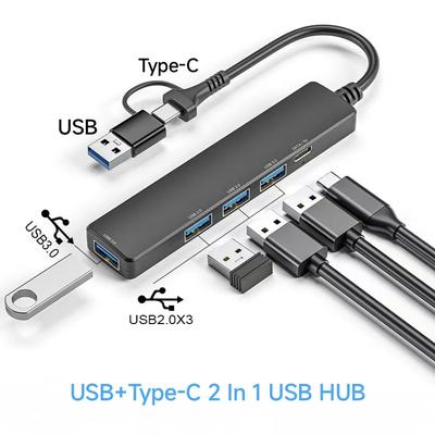 4 порта для жесткого диска SSK USB HUB Type-C на Multi USB Splitter OTG адаптер для Macbook Xiaomi Huawei сотовый телефон ноутбук жесткий диск ноутбук USB 3.0 2.0