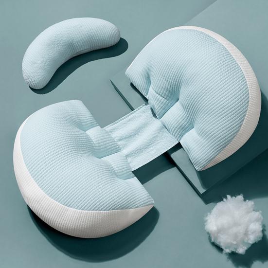 Подушка для беременных, очень мягкая износостойкая застежка-молния, съемная двусторонняя подушка для поддержки спины живота для женщин