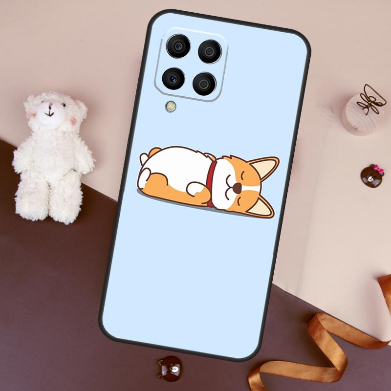 Мультяшный чехол Корги для Samsung Galaxy M13 M54 M34 M14 M56 M36 M16 M31 M11 M53 M12 M32 M52 M35 M55 M15 M06