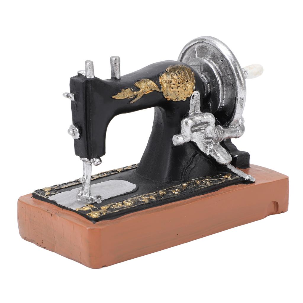 Винтажная швейная машинка, украшение в европейском стиле, ретро, смоляная мини-фигурка для швейной машинки, украшения для