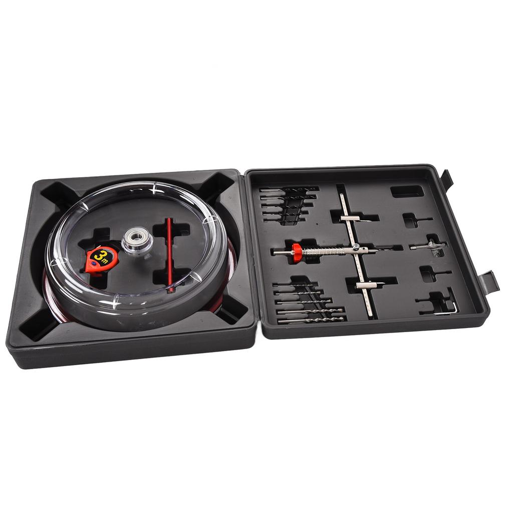 Twin Blade Hole Saw 40?300mm Adjustable Holes Saws Cutter with ABS Dust Shield for Veneer