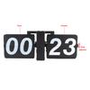 Retro Digital Flip Down Clock 24 Hours Single Sided Minimalist Mechanical Automatic Flip Clock for Home Study Room Office