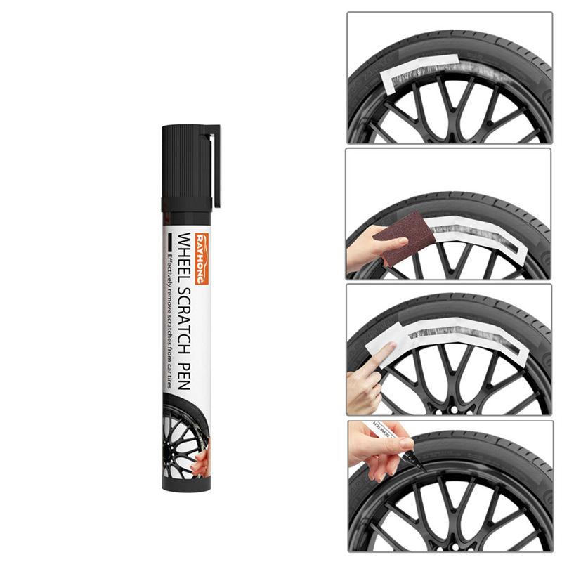 Автомобильный ремонтный карандаш Карандаш для царапин на колесном диске автомобиля Инструмент для ремонта Очиститель Аксессуары