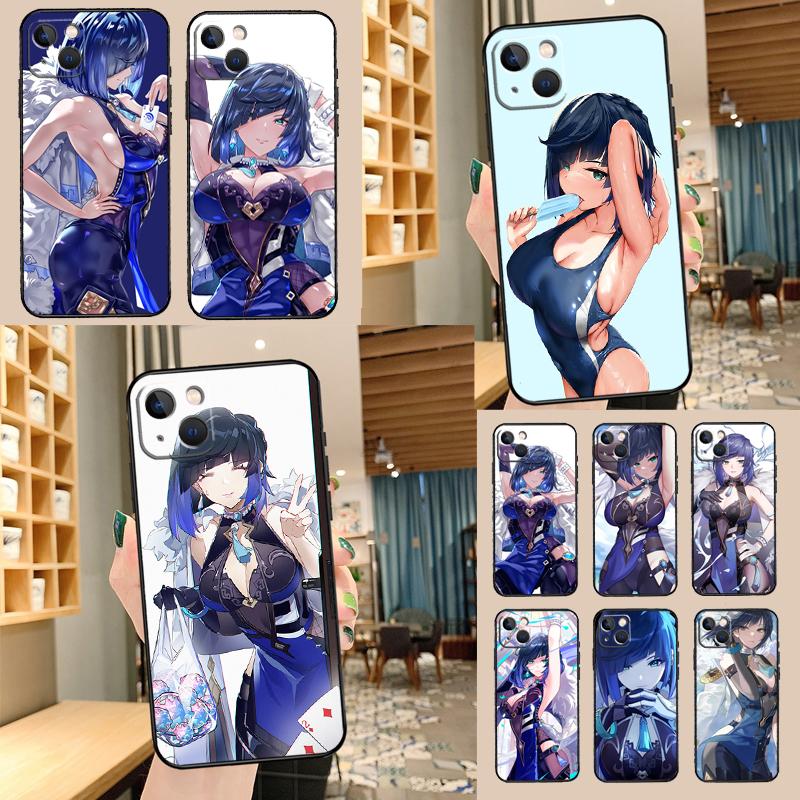 Чехол Genshin Impact Yelan для Xiaomi 15 14 Ultra 13T 14T 15T 17 Pro Max Чехол для POCO X7 F8 Pro X3 X5 X6 F5 F6 F7