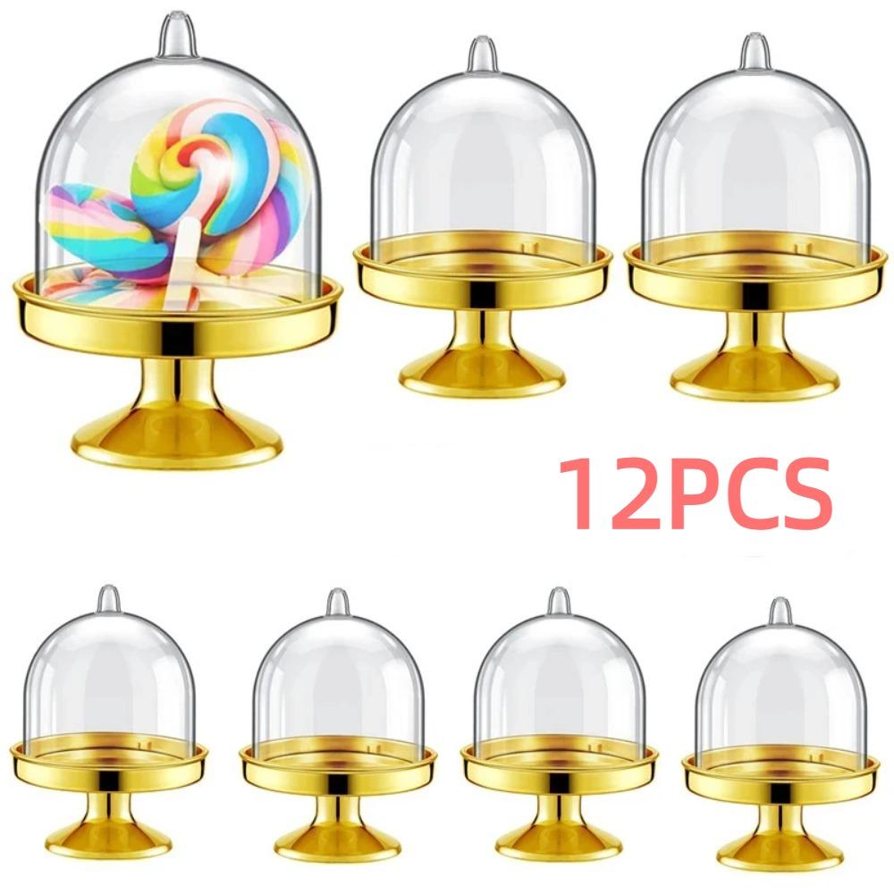 12 шт. держатель для десерта в форме чашки, мини-коробка для конфет, украшение для кекса, подставка для свадьбы