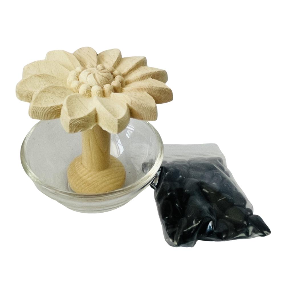 DIY Flower Shape Aromatherapy Diffuser Refillable Essential Oils Containers  Room