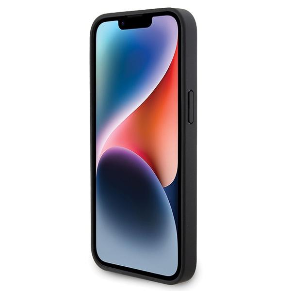 Ferrari Fehcp15Xrduk iPhone 15 Pro Max 6.7 Черный/Black Жесткий чехол Стеганый Металлический логотип