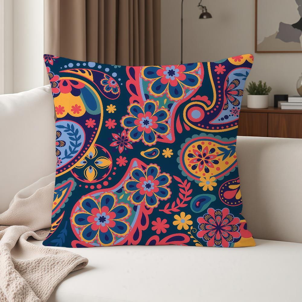 Classic Design PPaisley Pillow Case Suitable For Bedrooms Living Rooms Cars Home Decoration