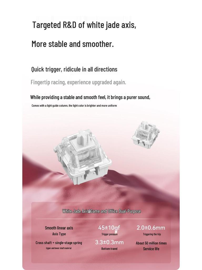 Игровая беспроводная механическая клавиатура Attack Shark X85 Russian RGB, трехрежимный Bluetooth, с возможностью горячей замены