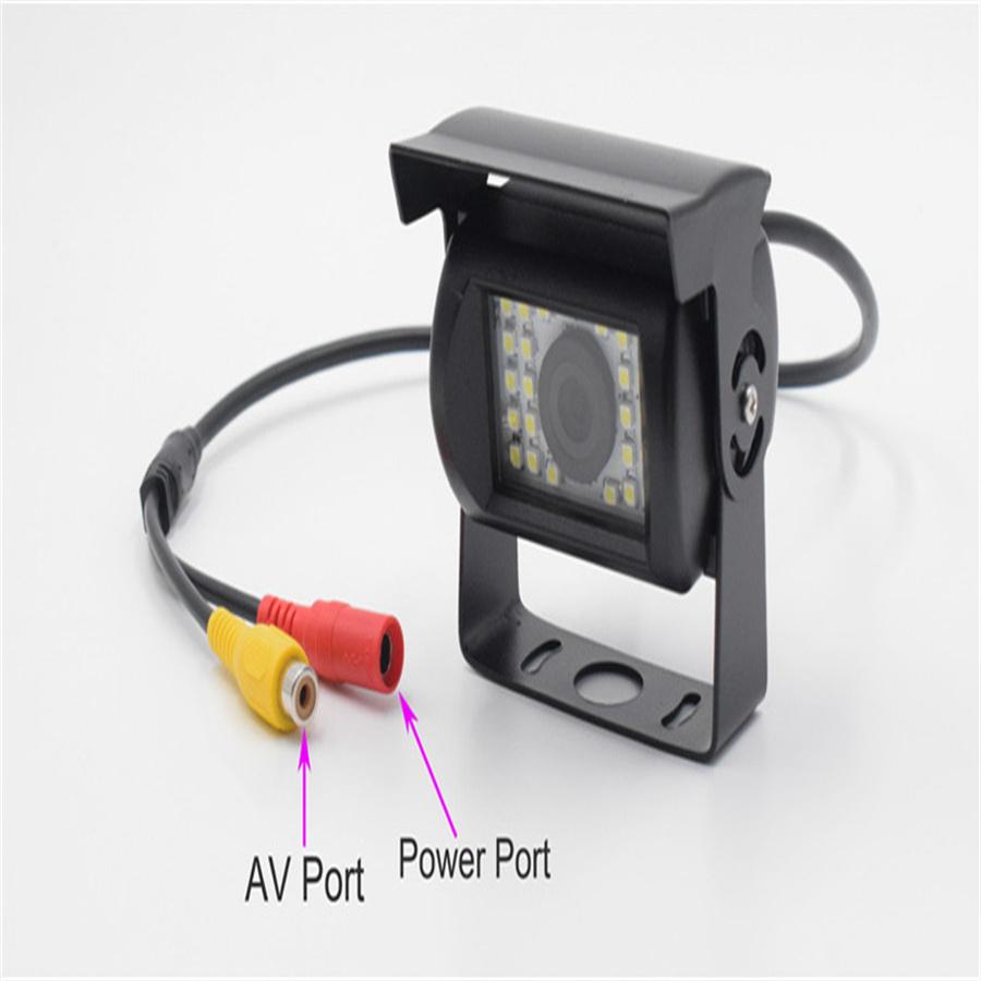 1X 24 LED 170Degree Bus Car Rear Camera Waterproof Adjustment IP67