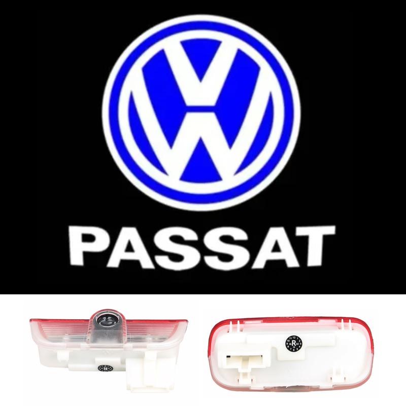 2pcs Car Door Welcome Lights LED Lamp for VOLKSWAGEN VW R LINE Rline Golf Tiguan CC Touareg Jetta Passat T-ROC Sharan Touran Bu2 wzpc7