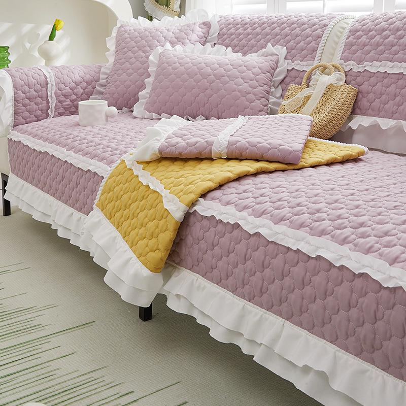 Тканевая подушка для дивана, простая современная утолщенная четырехсезонная универсальная подушка для гостиной, диванная подушка для гостиной, противоскользящий чехол