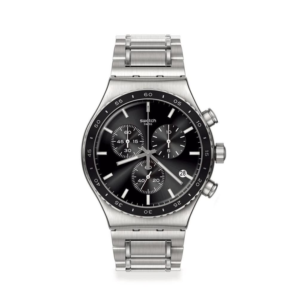 Swatch CARBONIUM DREAM New Irony Chrono YVS495G Gray Men's Watch,