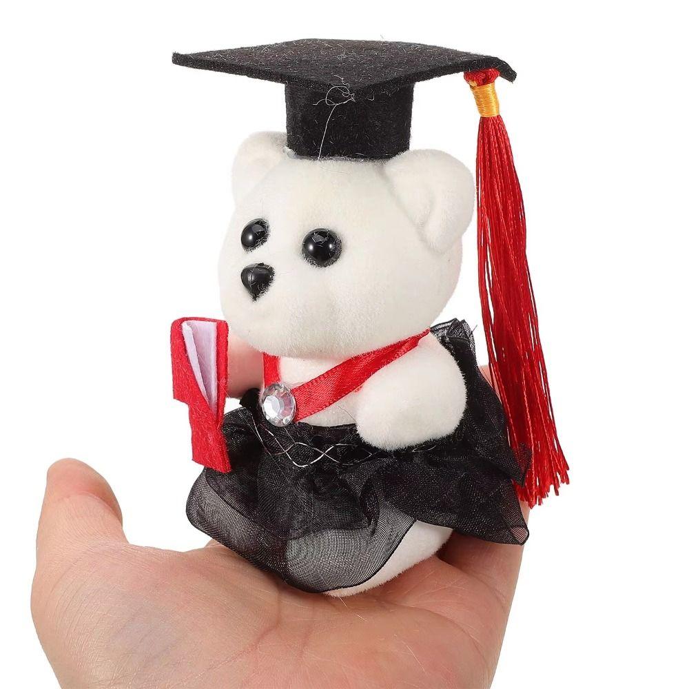 10 Pcs/set Graduation Ceremony Graduation Bear Doll Bouquet Bachelor Bear Plush Toy Student