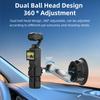 Flymile Car Suction Cup Windshield Stand Bracket for Insta360 X4 Ace Pro/DJI Action 5 Pro/Gopro 13 12 11 10/Pocket 3 Camera