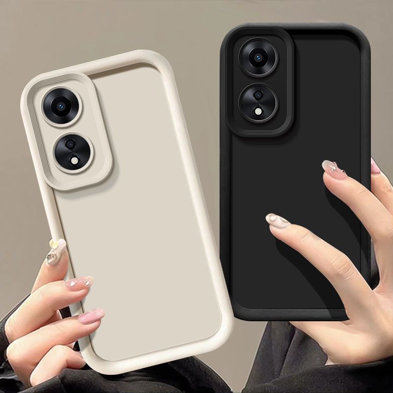 Чехол для OPPO A17 Чехол для телефона OPPO A17 Чехол Oppo A17K Защита Ударопрочная Матовая Задняя крышка защита Ощущение кожи