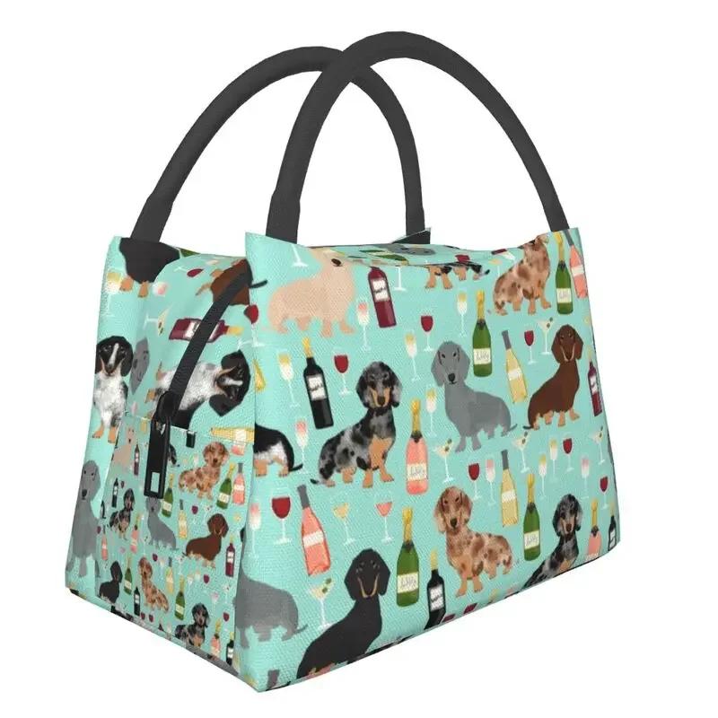 Такса Утепленные сумки для обеда для работы в офисе Барсук Сосиска Винер Собака Многоразовый охладитель Термобокс для обеда для женщин