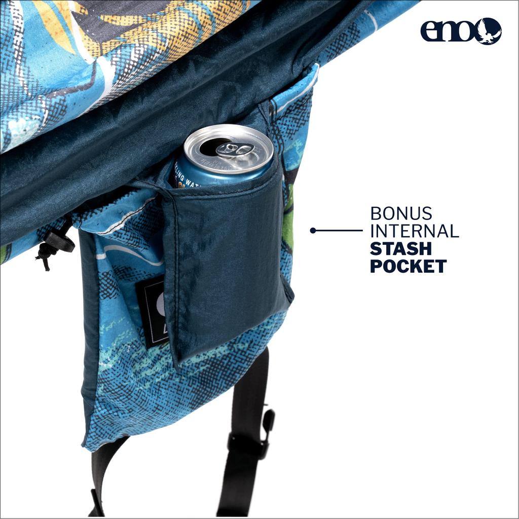 Гамак ENO DoubleNest, легкий переносной гамак для кемпинга, походов, путешествий, фестивалей, пляжа, серфинга, 1-2