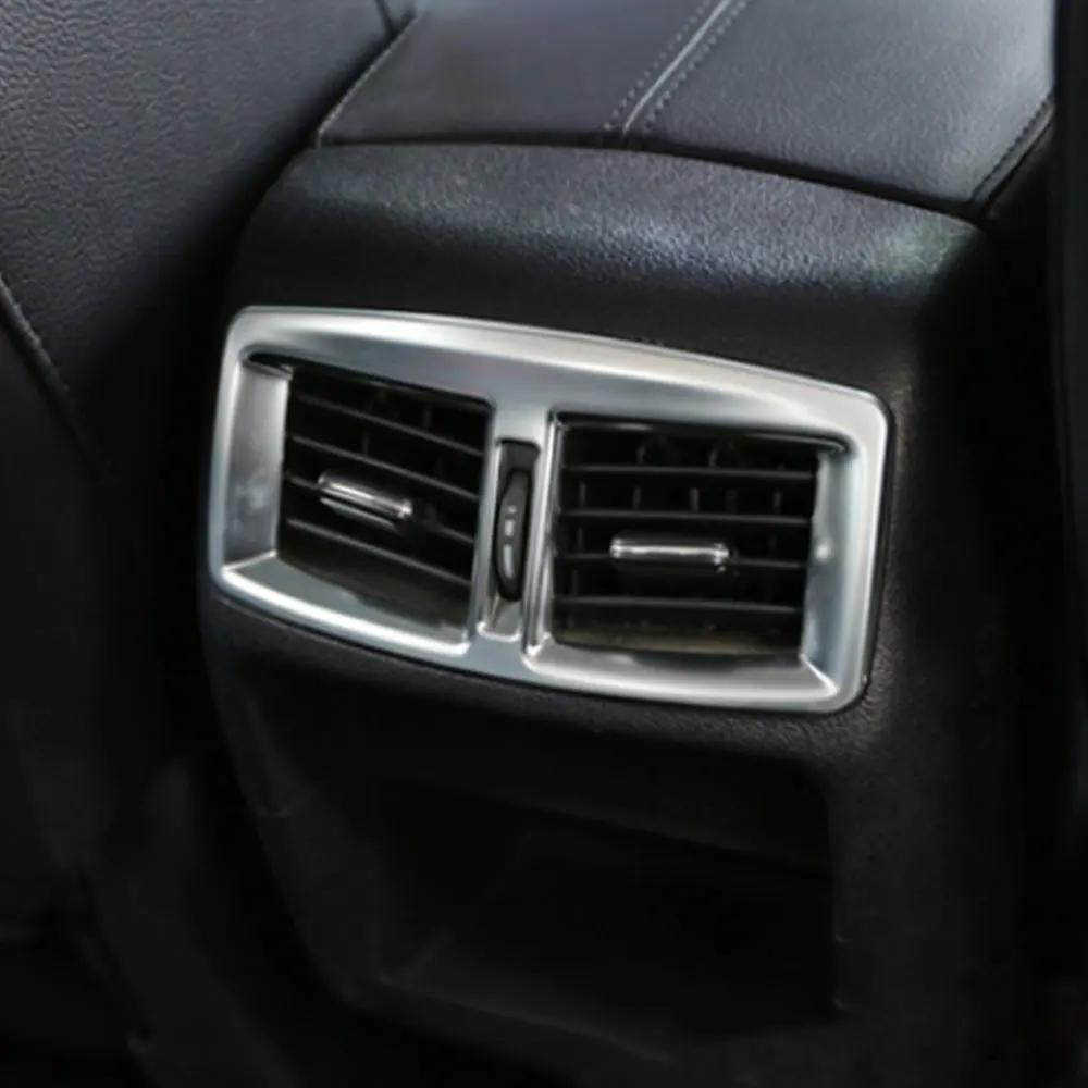 Для Peugeot 3008 2014 2015 2016 Аксессуары Накладка на панель заднего воздуховода Задний подлокотник Рамка кондиционера Декоративная наклейка Отделка интерьера
