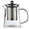 Tea Leaves Stainless Steel Tea Strainers coffee with Tea Strainers Kettle Glass Square Pot Teapot