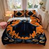 3pcs bedding set Halloween Spooky Includes 1 Comforter + 2 Pillowcases, Without Pillow Inserts, Soft Comfortable, Lightweight Breathable, Pr