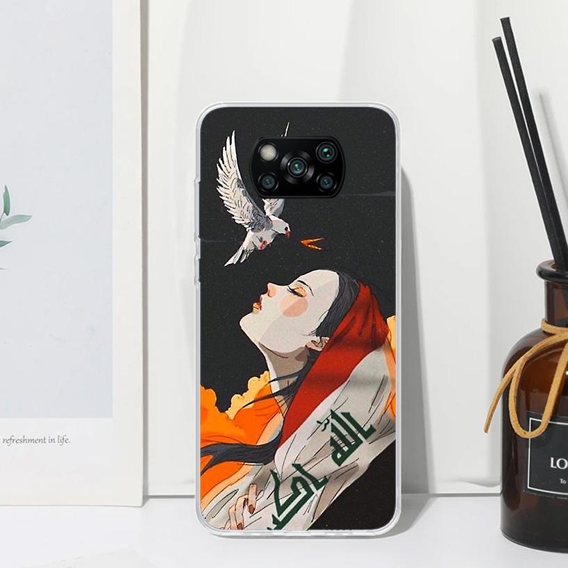 Etui Fashion Saddam Hussein Iraq Arabic Phone Case For Xiaomi Poco X7 X6 X5 M7 M8 Pro F7 Ultra Redmi 15C 15 13C 13 12C 12 10 10C