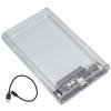 Прозрачный корпус для HDD/SSD 2,5 дюйма USB 3.1 на SATA, 10 Гбит/с, Автоматический сон, Plug and Play, Компьютерный корпус для жесткого диска