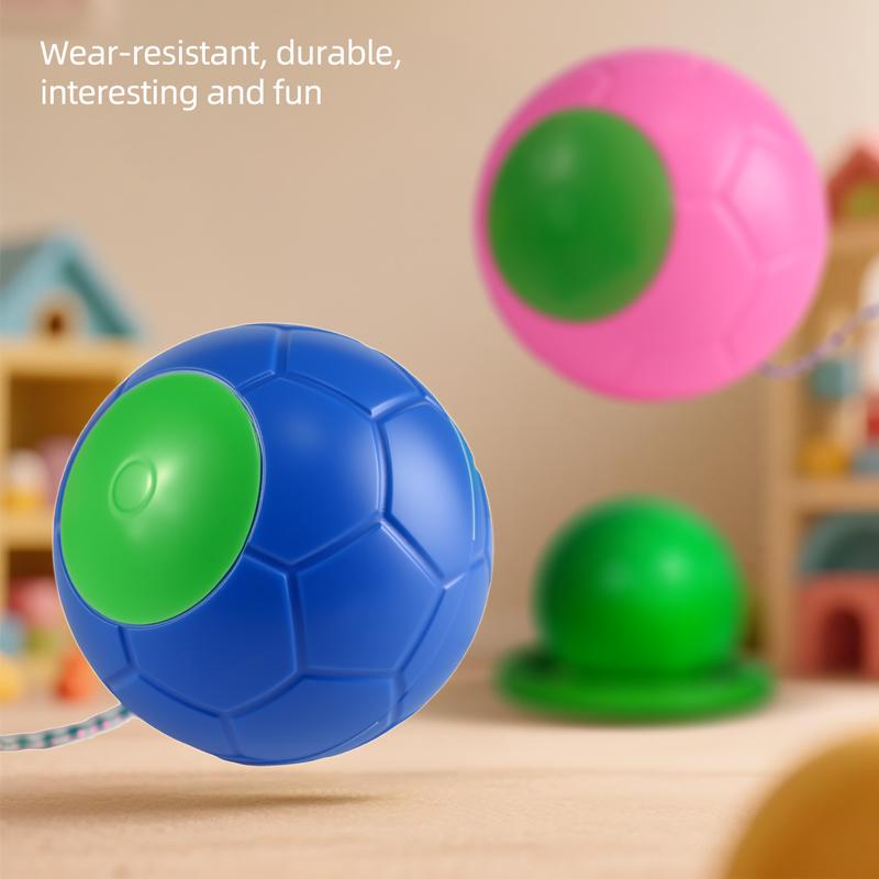 Skip Ball for Kids Adults Outdoor Toys Kindergarten Single Foot Hop Ball Coordination Training Elastic Bouncy Interactive Toys