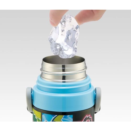 Skater Kids' 2-Way Stainless Steel Water Bottle with Cup, Pok?mon 21, 430ml, SKDC4-A