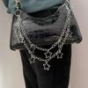 Tassel Love Heart Waist Chain Zinc Zinc Zinc Alloy Pants Chain Cool Tassel Jeans Chain  Female