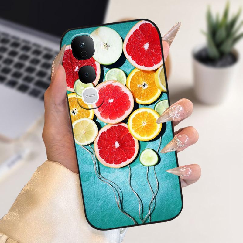 Для Vivo Y400 Pro Y400Pro 5G Чехол Стильный Мягкий ТПУ Силиконовый Задняя Крышка Бампер Для Vivo Y400 4G 5G Чехол для Телефона V2506 Защитный Чехол