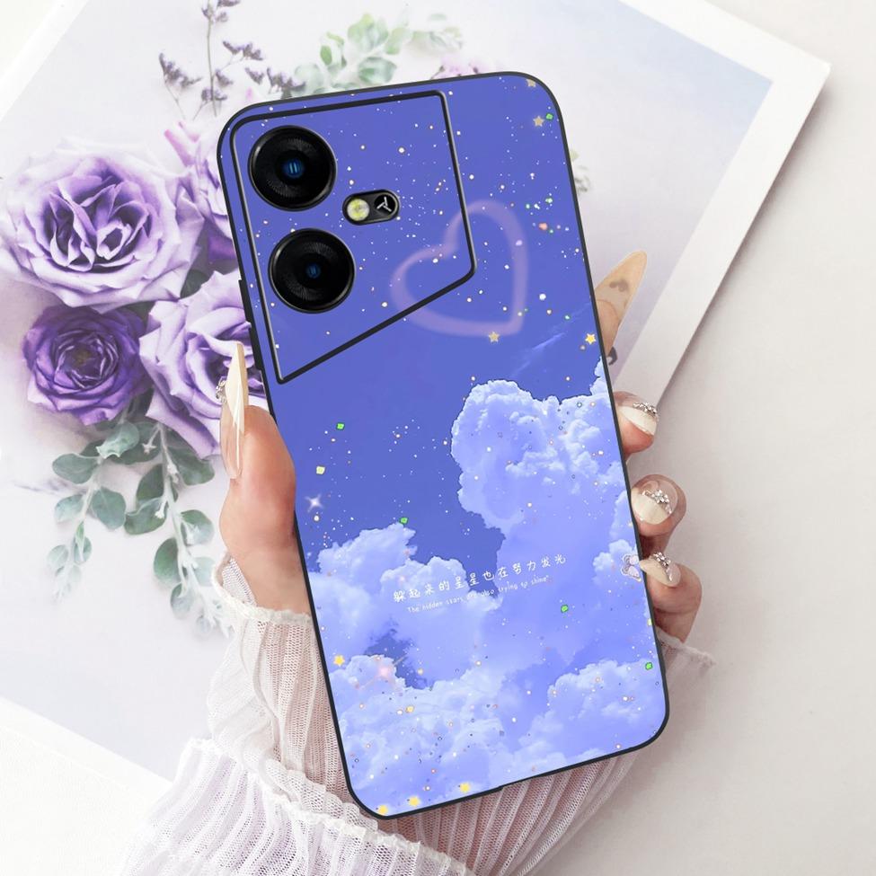 For Tecno Pova Neo 3 Case Cover Silicone Cute Cat Fashion Funny Cool Painted Bumper For Tecno Pova Neo3 LH6n Phone Casing