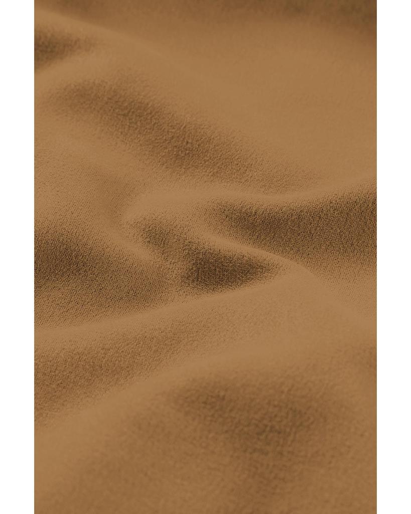 Azura Exchange Укороченная куртка Camel Fringe Plus Size