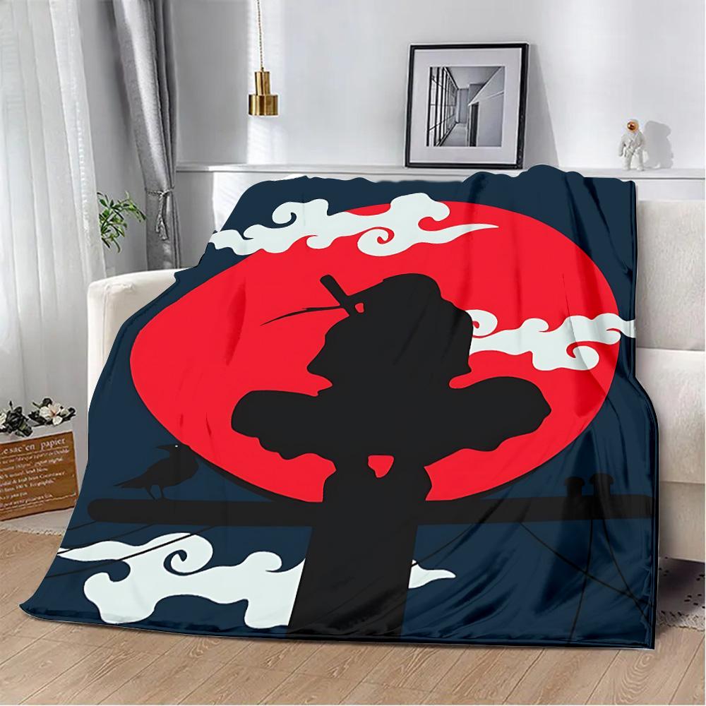 Uzumaki Uchiha Sasuke Itachis Printed Blanket Picnic Blankets Warm Blanket Soft and Comfortable Blanket Home Travel Birthday