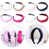 Fabric Headband Washing Face Satin Head Band Hair Bands Hair Accessories Cross Knot Hair Hoop