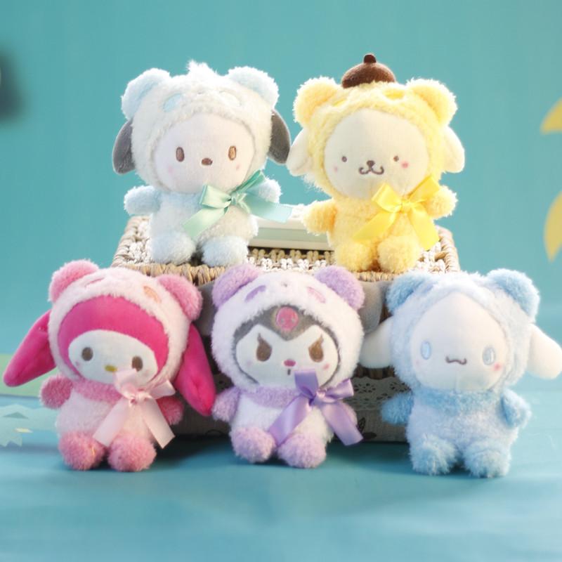 Милая плюшевая кукла My Melody, ультрамягкая мягкая игрушка, брелок, подвеска для сумки