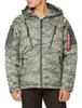 Alpha Industries DEEP FREEZE TA0663 Digital TIGER Faux Fur Size S Coat,
