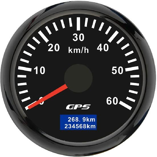 30/60/80/120/200 Km/h GPS Speedometer 52MM Car Truck Speed Gauge Meter With GPS Antenna With 7 Color Backlight 9-32V